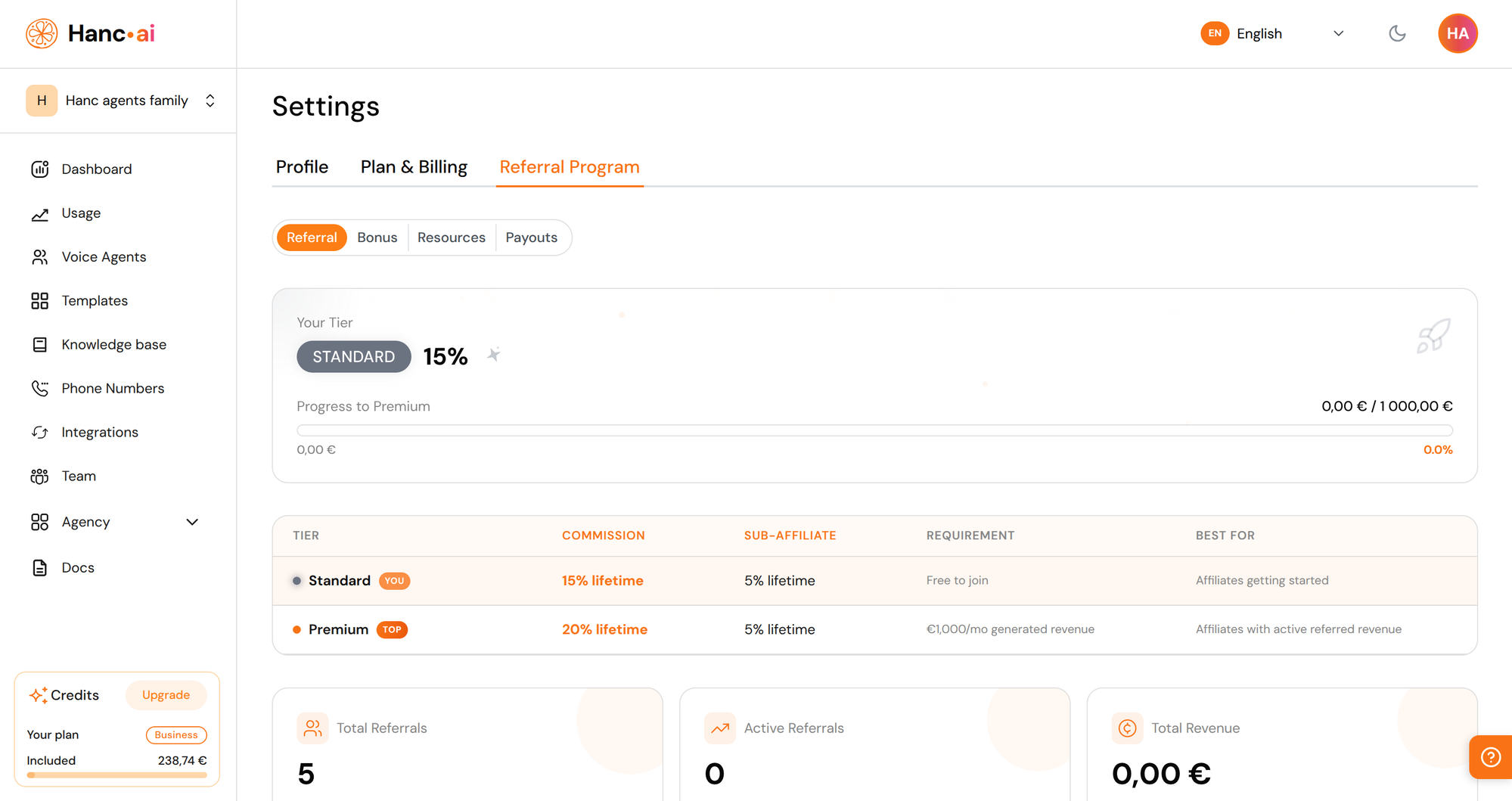 Track Your Referrals
